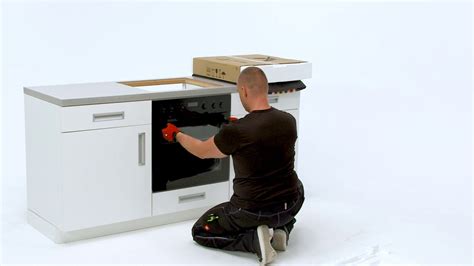 gas hob and built in oven installation